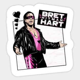 Bret Hitman Hart  Excellence of Execution Sticker